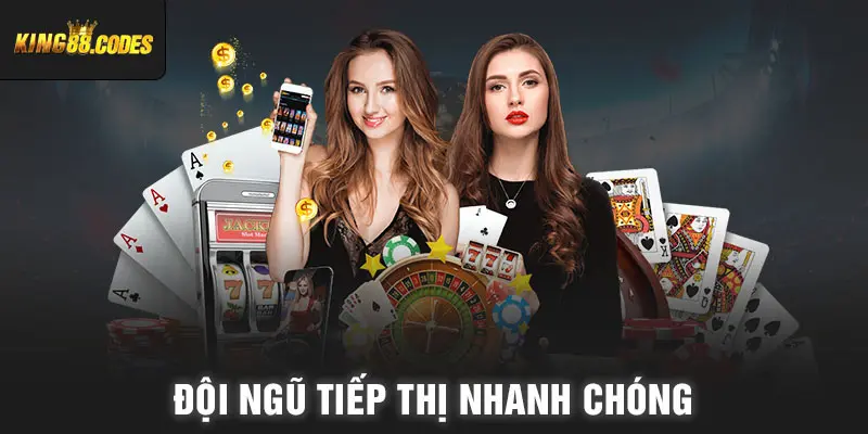 Đội ngũ tiếp thị nhanh chóng