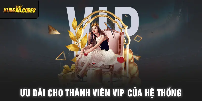 Ưu đãi cho thành viên VIP của hệ thống